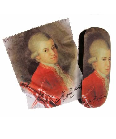 Artis Vivendi glasses case Wolfgang Amadeus Mozart Color covered with velour