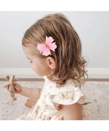 10PCS Mini Butterfly Hair Clips - Colorful Tulle Mesh Hair Bow Pins for Girls & Women | Oaoleer Hair Barrettes for Wedding, Halloween & Cosplay - Buy Online on GoSupps.com