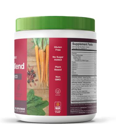 Buy Amazing Grass Green Superfood Berry 8.5 oz - Nutrient-Rich Superfood Supplement - Buy Online on GoSupps.com