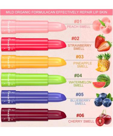 SOMGKINE Lipsticks lipstick fruit fruit lip balm shimmering lipstick with glossy surface lip care lipstick for moisturizing lips lipstick makeup set - Buy Online on GoSupps.com