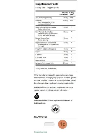 Swanson Prostate Plus - 180 Veggie Capsules for Men's Urinary Tract Health - Buy Online on GoSupps.com