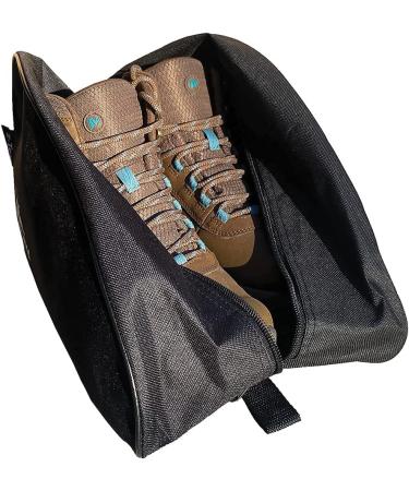 Outdoor World Premium Anklebag - Water-Repellent Shoe Storage for Hiking Walking Football Rugby & Gymnastics - Unisex Black Zipper Bag - Buy Online on GoSupps.com