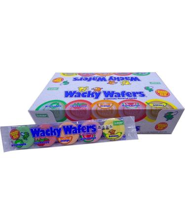 Leaf Wacky Wafers Candy Box - 24 Packs (1.2oz) - Banana, Green Apple, Watermelon, Orange & Strawberry - Buy Online on GoSupps.com