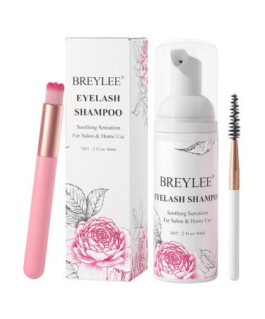 Eyelash Extension Shampoo 60ml + Brush + Mascara Wand Eyelid Foaming Cleansing Lash Shampoo Cleaner Nourishing Formula Paraben & Sulfate Free Makeup Remover Salon and Home use 60 ml (Pack of 1) - Buy Online on GoSupps.com