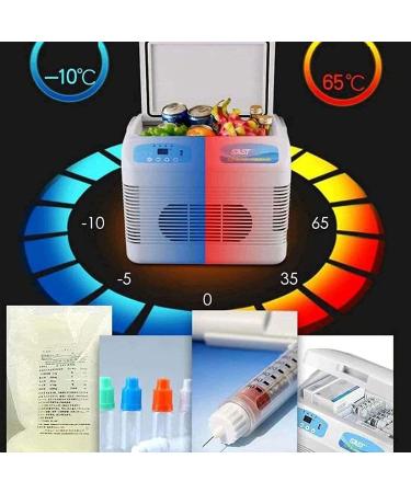 Portable Insulin Refrigerated Box - Car refrigerator Mini fridge Insulin Cooler Travel case USB car Charging Medicine Refrigerator for Insulin Vaccine Eye Drops 12L - Buy Online on GoSupps.com