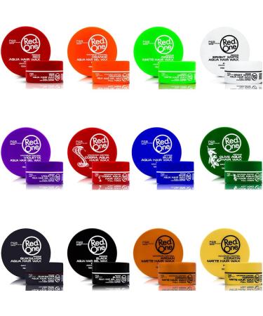 Kirmizig l RedOne Hair Styling Wax Orange 3x 150 ml EdgeControl UltraHold Gel Wax Men & Women Hair Wax Melon Scent Maximum control 3 pieces - Buy Online on GoSupps.com