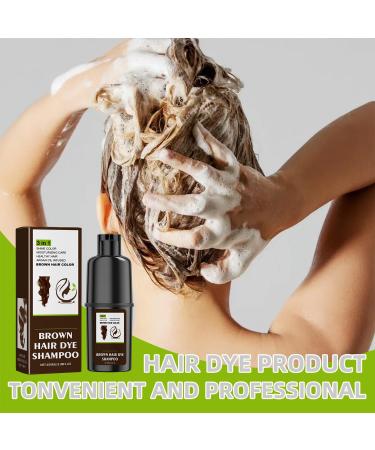  Alisvia Brown Coloring Shampoo Long-Lasting Chestnut Tint Formula Hair Dye Shampoo Gentle Cleansing Suitable for All Hair Types Deep Nourishment and Shine - Buy Online on GoSupps.com
