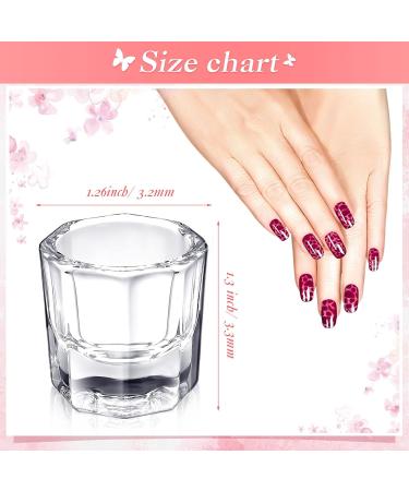 12 Pieces Nail Dappen Dishes - Acrylic Monomer Liquid Cups & Crystal Bowls for Nail Extension Supplies - International Shipping Available - Buy Online on GoSupps.com