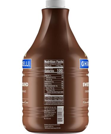 Ghirardelli Sweet Ground Chocolate & Cocoa Sauce Pump Bottle 85.9oz - Buy Online on GoSupps.com