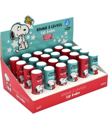 Snoopy Officially Licensed Kids Lip Gloss - Lip Balm - Strawberry Flavor 5g - Vegan - Red - Kids Lip Balm - Dermatologically Tested - Buy Online on GoSupps.com