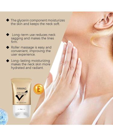 Firming Neck Cream Tighten and Lift Neck Cream with Double Roller Massage Neck Tightening Cream Anti-Aging Neck Cream for Lifting and Tightening Moisturizing and Nourishing (1) - Buy Online on GoSupps.com