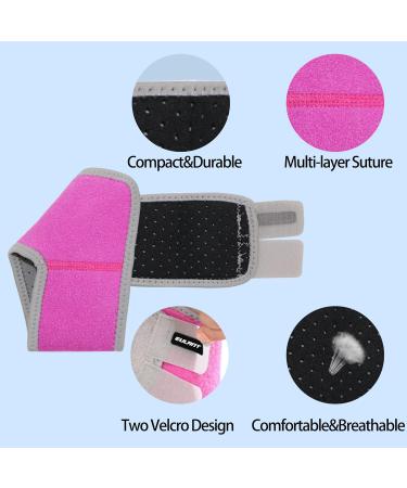EULANT Kids Ankle Brace - Compression Sleeve for Foot & Ankle Swelling Injury Recovery | Ideal for Ice Skating Dance Hiking Running - Small Rose - Buy Online on GoSupps.com