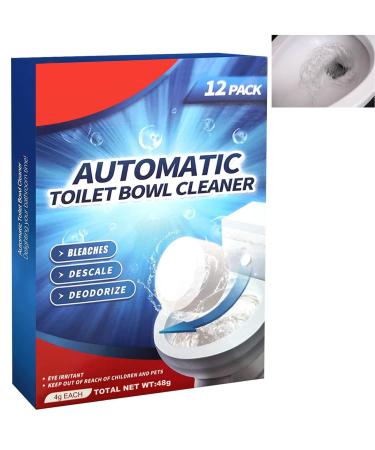 Toilet Bowl Cleaner Toilet Bowl Cleaning Tablets Tablets Toilet Freshener Toilet Bowl Cleaner Toilet Limescale Remover Strong Toilet Tablets Deep Cleaning Foam Action Tabs 12pcs