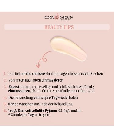 CALZITALY Anticellulite Treatment: Body Shaping Pajamas Firming Gel & Caffeine Body Mask - SM Pack with Pink Pajamas for Optimal Skin Tightening - Buy Online on GoSupps.com