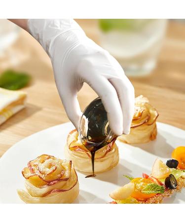 SwiftGrip Disposable Nitrile Exam Gloves 3-mil - Box of 100, Small, White, Latex-Free for Medical, Cleaning, Cooking, Esthetician - Food-Safe, Powder-Free, Non-Sterile - Buy Online on GoSupps.com