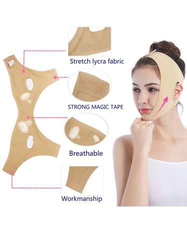Buy ANIBBOW Face Lifting Slimming Belt | V Shape Cheek Lift Mask Strap for Men & Women | Enhance Facial Contour - International Shipping Available - Buy Online on GoSupps.com