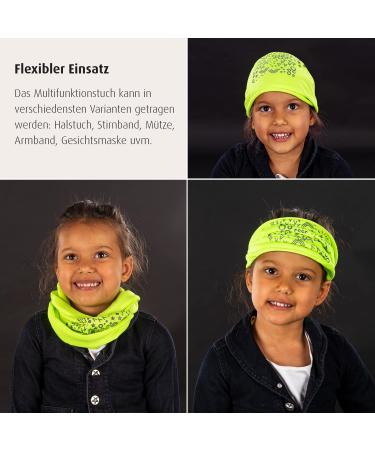 Reer MyBuddyGuard Fluorescent Yellow Multifunctional Scarf for Children - Reflective Tube Scarf for Safety | International Shipping Available - Buy Online on GoSupps.com