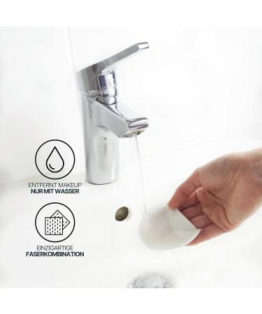 Truemorrow Washable Sminking Pads | 10 Reusable Cotton Makeup Pads & Bamboo Box | Eco-Friendly & Super Soft for All Skin Types - Buy Online on GoSupps.com