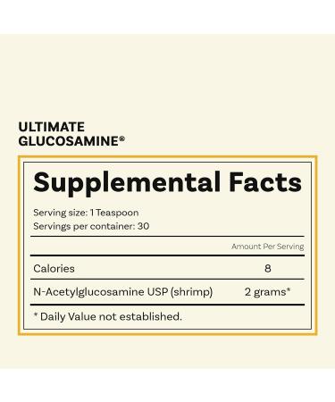 Ultimate Glucosamine Aids Joint Repair Mobility & Comfort Long Term Joint Maintenance 60g 30 Servings - Buy Online on GoSupps.com