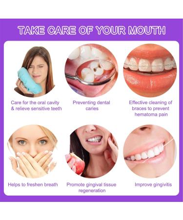 Gouttes de nettoyage des dents soin durable solution de r paration des dents avec flacon de 60 ml bouche s che avec formule douce gouttes de soin pour adultes personnes g es adolescents - Buy Online on GoSupps.com