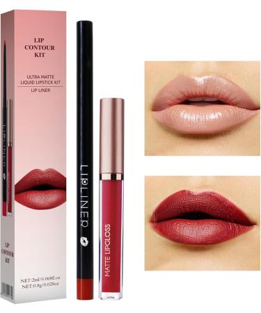  G n rique Lip Contour Pencil - Lip Contour Set with Tint - Long-Lasting Kit - For Women and Girls Beauty Summer Winter Outdoor Outings The - Buy Online on GoSupps.com