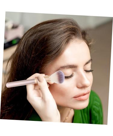 POPETPOP 4 Sets Makeup Brush Facial Tools Blush Highlighter Applicator Powder Brush Highlighter Makeup Brush Fan Makeup Brush Face Fan Concealer Brush Wooden Handle Powdery Woman - Buy Online on GoSupps.com