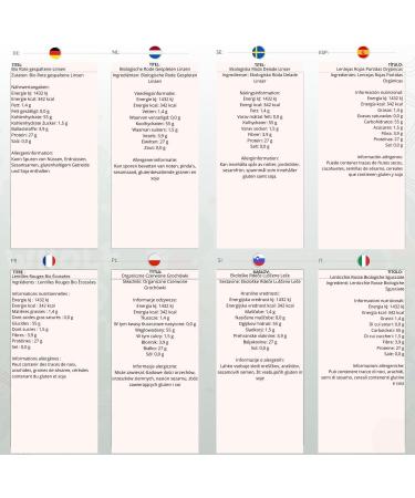 Wholefood Earth Organic Red Split Lentils 2kg - GMO Free, Vegan, High Fibre & Protein, Certified Organic - Buy Online on GoSupps.com