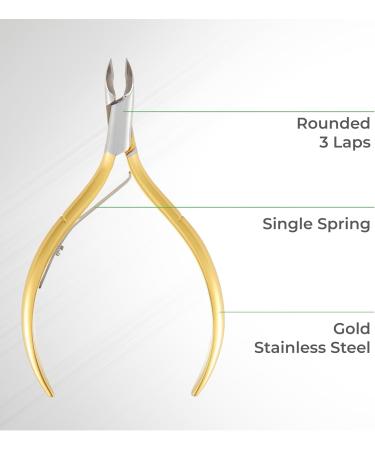 NGHIA Premium Cuticle Nipper - D-05V Jaw 14 (Stainless Steel) - Professional Nail Tools D-05v-14 - Buy Online on GoSupps.com