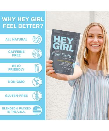 Feel Better Herbal Tea - Immune Support Immune Booster w/Echinacea Elderberry Vitamin C Ginseng Ginger - Thoughtful Gifts For Women - Buy Online on GoSupps.com