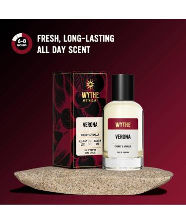 Verona inspired by Tom Ford Lost Cherry Perfume - Made in USA with Clean Ingredients - Cedar Cypress & Juniper - Green Sporty and Vibrant Fragrance - Buy Online on GoSupps.com
