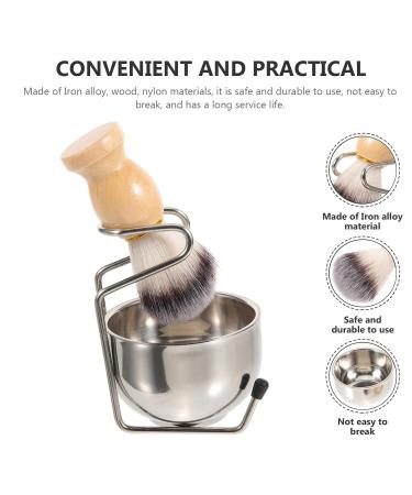 Lurrose Multi-Use Shave Brush Set | Men's Shaving Kit with Organizer | Beard & Hair Brush | Portable Wooden Brush - Buy Online on GoSupps.com