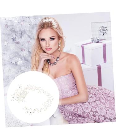 MAGICLULU Pearls Headband Hair Pearls Bridal Hair Accessories Wedding Hair Accessories Turban Headband Hair Tie Head Scarf Headband Pearls Flowers Hair Comb White Miss Headgear - Buy Online on GoSupps.com