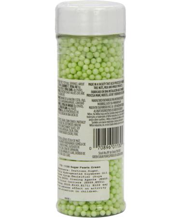 Wilton Green Sugar Pearls Sprinkles 141g (5oz) Multicoloured 6.29 x 6.24 x 15.41 cm - Buy Online on GoSupps.com