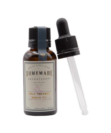 HOMEMADE AROMATERAPI HMA | 100 Percent Pure Cold Pressed Argan Oil 1 fl oz