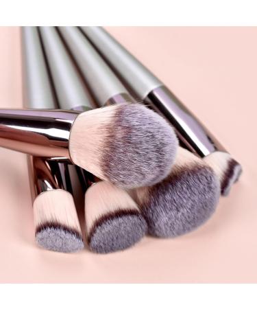 Cosmetic Applicator Different Shapes Cosmetic Brush Set Multi-Purpose Soft and Silky 18 Pieces for Eye Shadow and Eyelashes - Buy Online on GoSupps.com