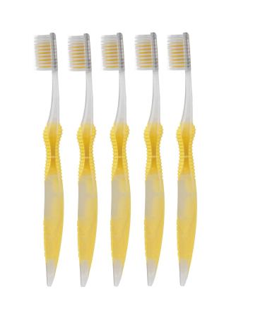 SoFresh Flossing Toothbrush - Adult Size | Your Choice of Color (5  Yellow)
