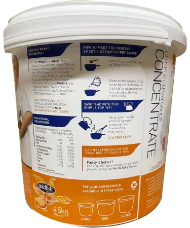Goldfish Original Curry Sauce - 4.5kg - Buy Online on GoSupps.com