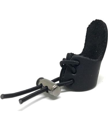 GearGriz Mongolian Archery Thumb Finger Guard - Cow Skin Leather Shooting Glove for Hunting & Target Recurve Bow - Black - Buy Online on GoSupps.com