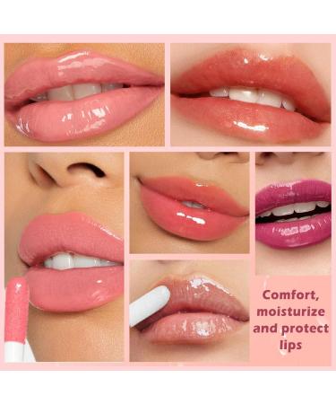CAHIUYOA Honey Lip Glow Oil Moisturizing Plumping Lip Gloss & Tinted Lip Balm for Women | Hydrating Lip Care - 05 Honey - Buy Online on GoSupps.com