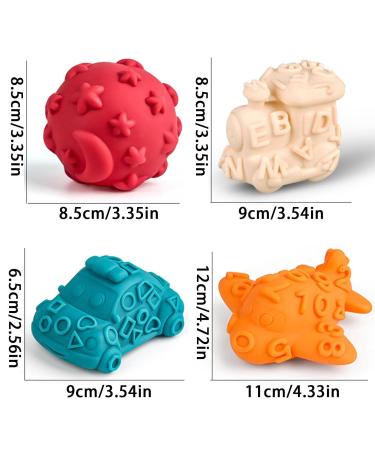 Kieletzeiten for Children | 4 Textured Bite Toys & Toothed Pacifiers for Toddler Denture Relief - NIKTULE - Buy Online on GoSupps.com