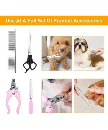 Podazz Electric Dog Grooming Kit Pet Clippers for Small Medium Large Breeds Pet Shaver Low Noise Dog Hair Trimmer Kit Rechargeable Cordless Dog Grooming Clippers Electric Pet Clippers Gold - Buy Online on GoSupps.com