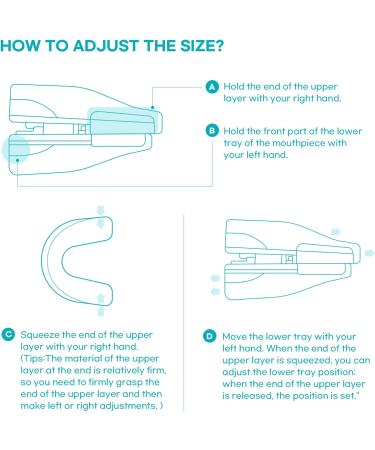 Anti Snoring Mouth Guard Device: Anti Snoring Devices Sleep Apnea Mouthpiece - Adjustable Snore Stopper Mouth Guard - Stop Snoring Aids for Women Men - Buy Online on GoSupps.com
