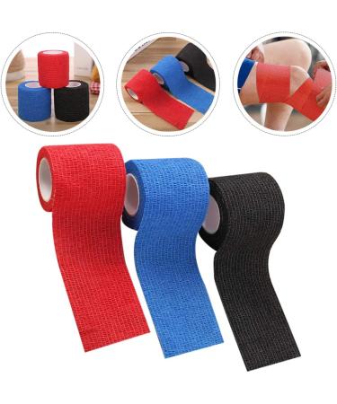 Baluue 6 Pcs Elastic Pet Wrap - Self Adherent Sports Tape for Animals | Non-Woven Fabric Knee Pads | Assorted Colors - Perfect for Pets - Buy Online on GoSupps.com
