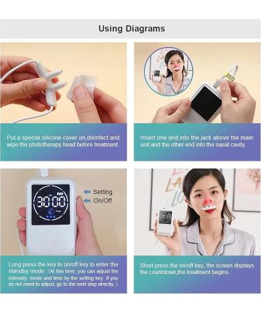Oiakus Nasal Polyp Treatment Device | Automatic Low-Level Laser Therapy for Rhinitis & Nasal Health Care - Buy Online on GoSupps.com
