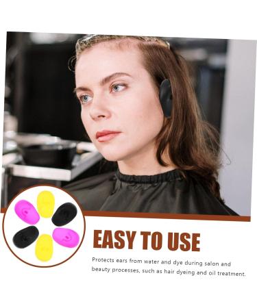 minkissy 3 Pairs Ear Shower Caps Ear Caps for Hair Dye Ear Cover Ear Protectors Hair Dye Earmuffs Ear Water Protection - Buy Online on GoSupps.com