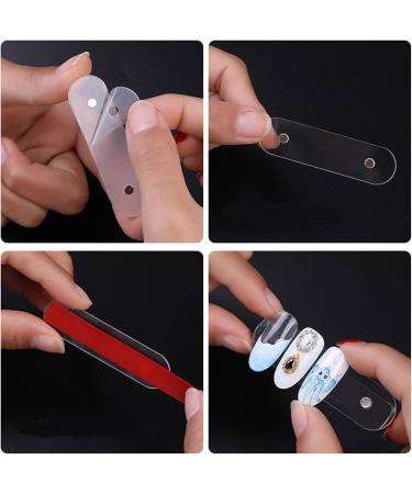 Ruiqas Nail Art Showing Prional Salon Magnetic Marble Nail Art Display False Nail Tips Sample Display Practice 2 acrylic false tip display stand rack magnetic marble nail art display acrylic nail - Buy Online on GoSupps.com