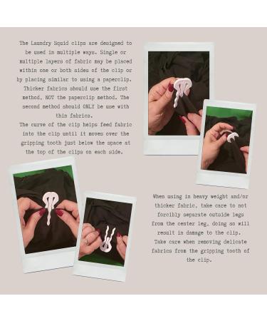 Buy Laundry Squid - Double-Sided Sheet Detangler Clips for Washer & Dryer | Prevent Tangles Keep Socks Together Reduce Drying Time | 8 Durable Clips - Buy Online on GoSupps.com