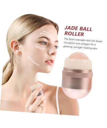 Balacoo 2 Sets Volcanic Stone Ball Beauty Massage Roller | Jade Face Massager & Eye Roller for Tightening & Relaxation - International Shipping Available - Buy Online on GoSupps.com