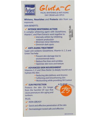 Gluta-C Facial Day CREAM Whitening &Anti-aging - Buy Online on GoSupps.com