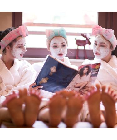 Teen Girl Sleepover Party Favors: Tie-Dyed Spa Headbands & Plush Eye Mask Set - Buy Online on GoSupps.com